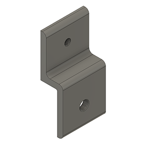 MODULAR SOLUTIONS PANEL CLAMP<br>WIRE MESH PANEL HOLDER SIZE 45 (PLATE ONLY)